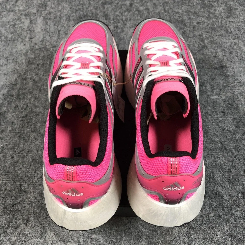 Adidas Adizero Aruku Shoes Womens 9.5 Lucid Pink Silver Running JP5568